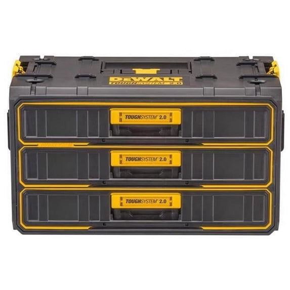 21.3 in. Tool Box, Black & Yellow
