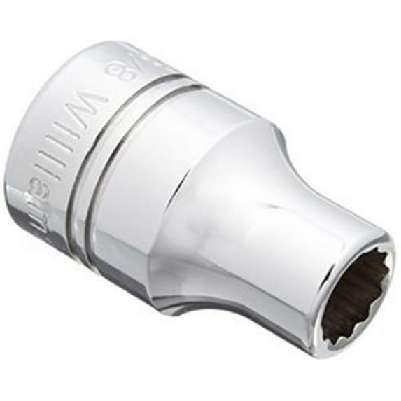 21/32" x 1/2" Drive 12 Point Shallow Supertorque™ Socket, Chrome Finish. Not Suitable For Impact Use. Williams® USA # JHWST-1221