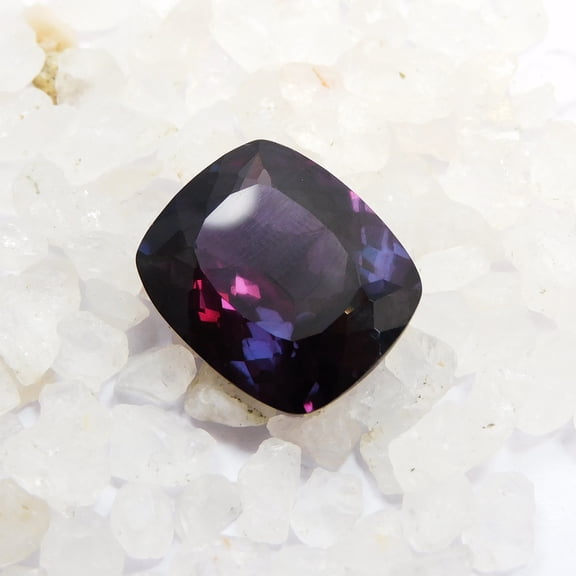 21.40 Ct Color Change CERTIFIED Cushion Cut Natural Alexandrite Loose Gemstone