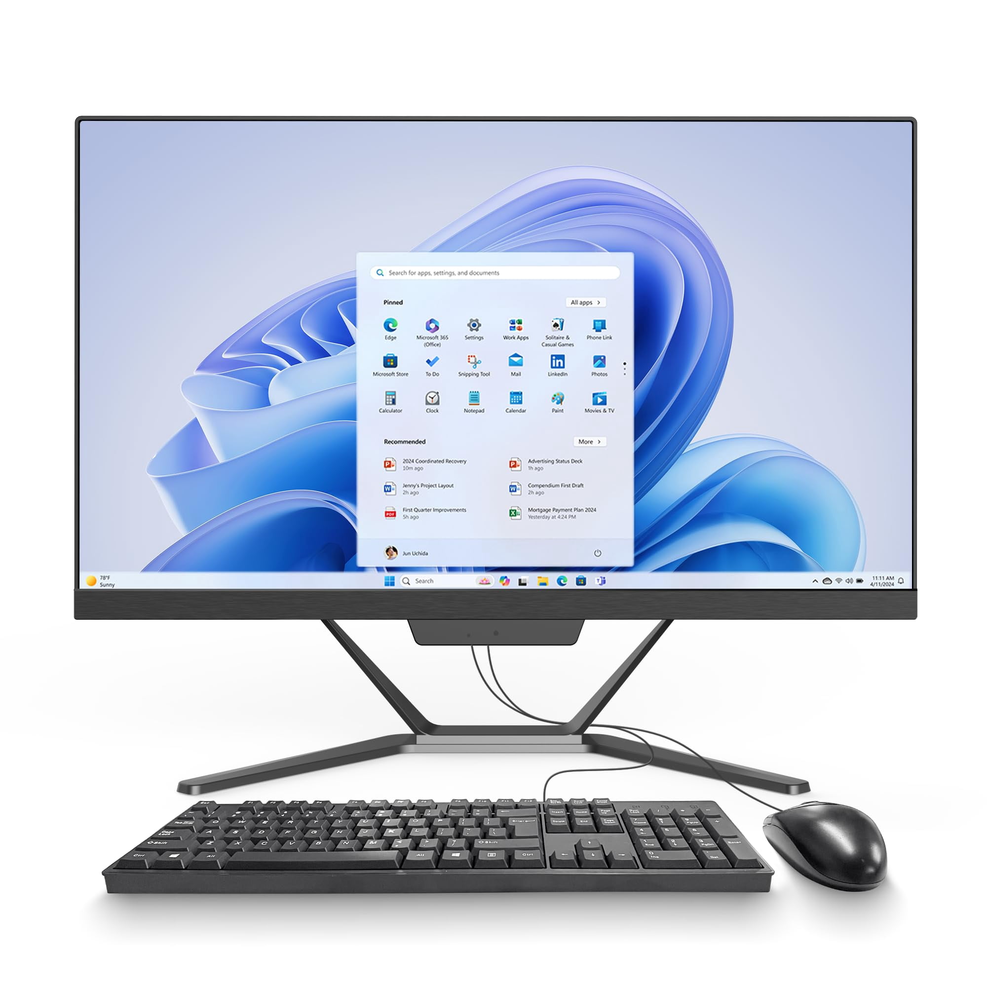 21.5" All-in-One Business Desktop Computer,Intel Core i5-2520M,8GB RAM ...