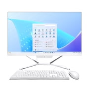 PTZZHEDM 21.5 All-in-One Desktop PC, Intel i7-3610QM, 8GB RAM, 256GB SSD, Windows 10 Pro, White