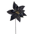 thumbnail image 1 of 21.5" Black Poinsettia 11" Flower 6/Bag, 1 of 1