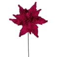 thumbnail image 1 of 21.5" Burgundy Poinsettia 12" Flwr 6/Bag, 1 of 1