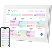 21.5" Digital Wall Calendar & Chore Chart for Family, 1080P Touchscreen Smart Family Planner, Wall & Desk Mountable Home Organizer