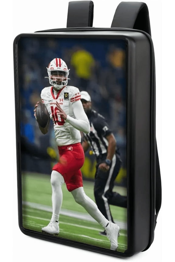 21.5 Inch IP65 Waterproof Advertising Backpack, 1000nits High Brightness LCD Digital Signage Backpack, Human Walking Backpacks Digital Billboard with USB/App/CMS Input for Auto ADs Playback