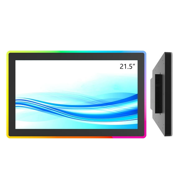 21.5 Inch LED-Framed Touch Screen Monitor with HDMI VGA DP Interface,Front IP65/IK08 for Casino,KTV