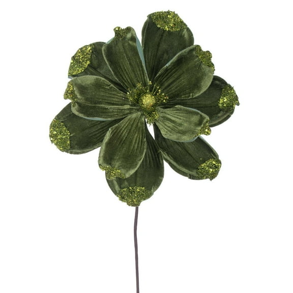 21.5" Lime Velvet Magnolia 4/Bag