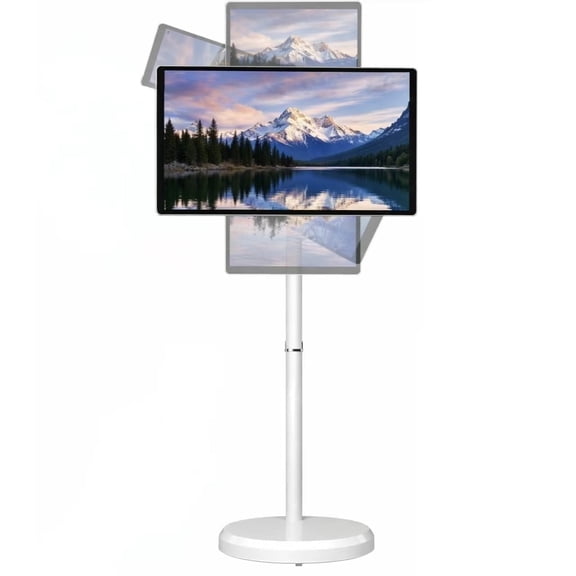 21.5" Portable Touchscreen Smart TV, FHD 1080p, Android, 4+64GB, Built-in 6000mAh Battery, For Indoor/Outdoor Use, Rotating Screen