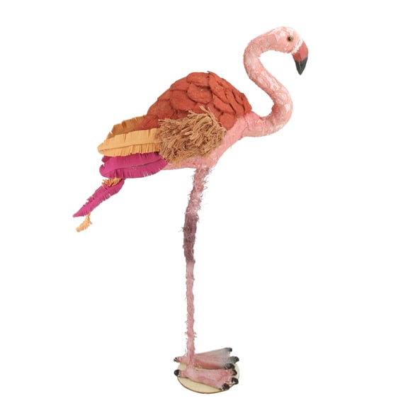 Northlight Textured Tropical Flamingo Decoration - 21.5" - Pink