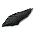 thumbnail image 1 of 21.5 inch Black Decorative Metal Leaf Tray by 90210 Kitchen and Bath, 1 of 6