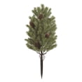 thumbnail image 1 of 21.6 Inch Artificial Cedar Christmas Tree with Ground Spike, Outdoor Pine Tree Greenery with Pine Cones, Christmas Urn Filler for Front Porch Yard Garden Decor, 1 of 4