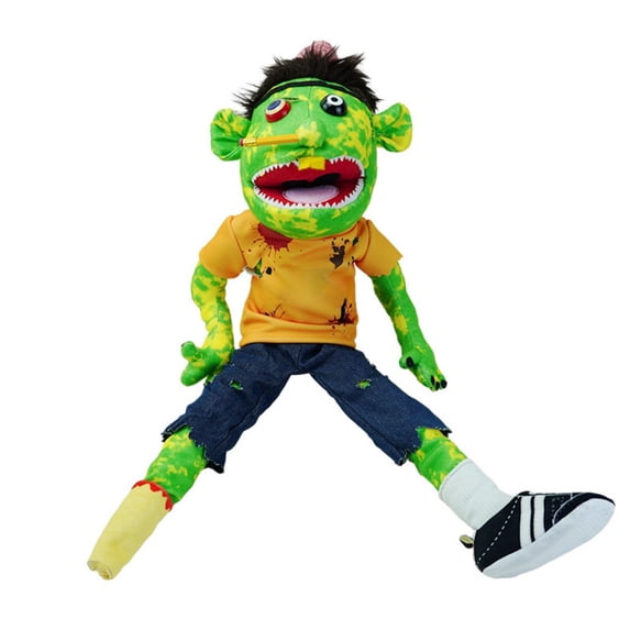 21.6-Inch Zombie Jeff Hand Puppet Stuffed Plush Toy, Jeff Puppet Series