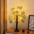 thumbnail image 1 of 21.65" Christmas Artificial Palm Tree Lamp with LED Warm Lights, Mini Bonsai Tree Lamp, Indoor Tabletop Light Decoration for Fireplace, Bedroom, Home, Party, Wedding, 1 of 6