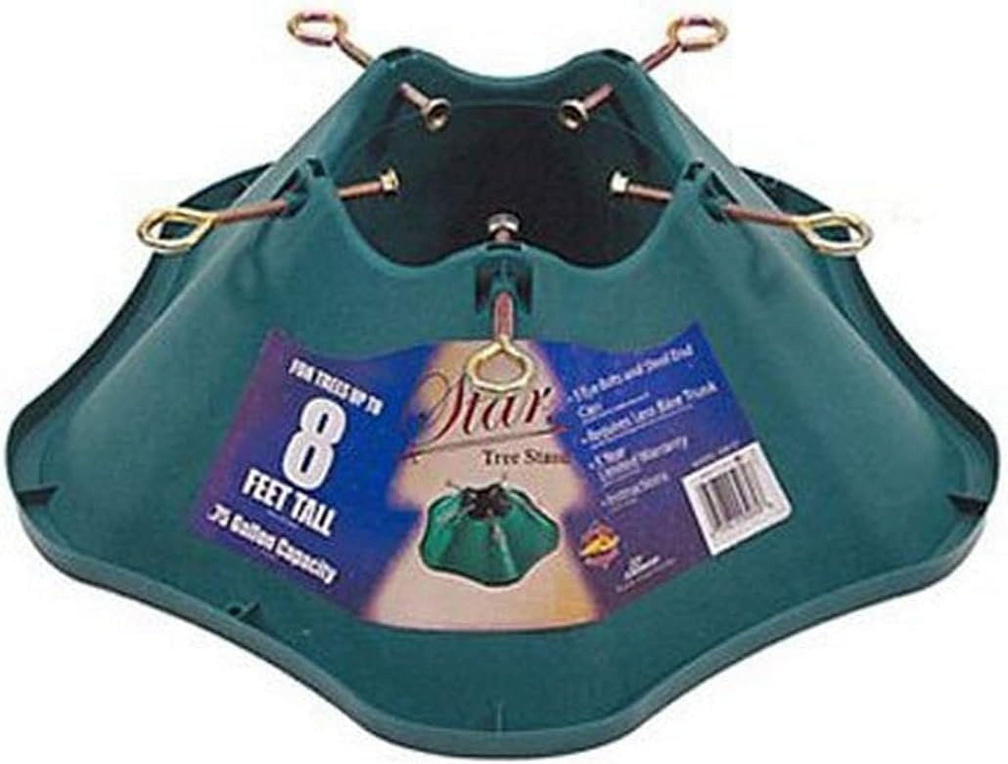 JACK-POST 508-ST Christmas Tree Stand, Green Plastic, 8-Ft