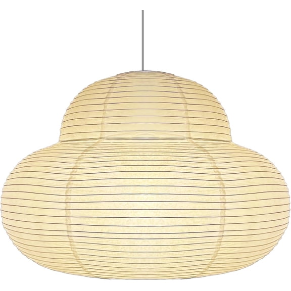 21.65inch White Cloud Lampshade,Big Size Foldable Chinese Paper Lantern, Handicrafts Ceiling Ampshade Indoor Decorative Chandelier