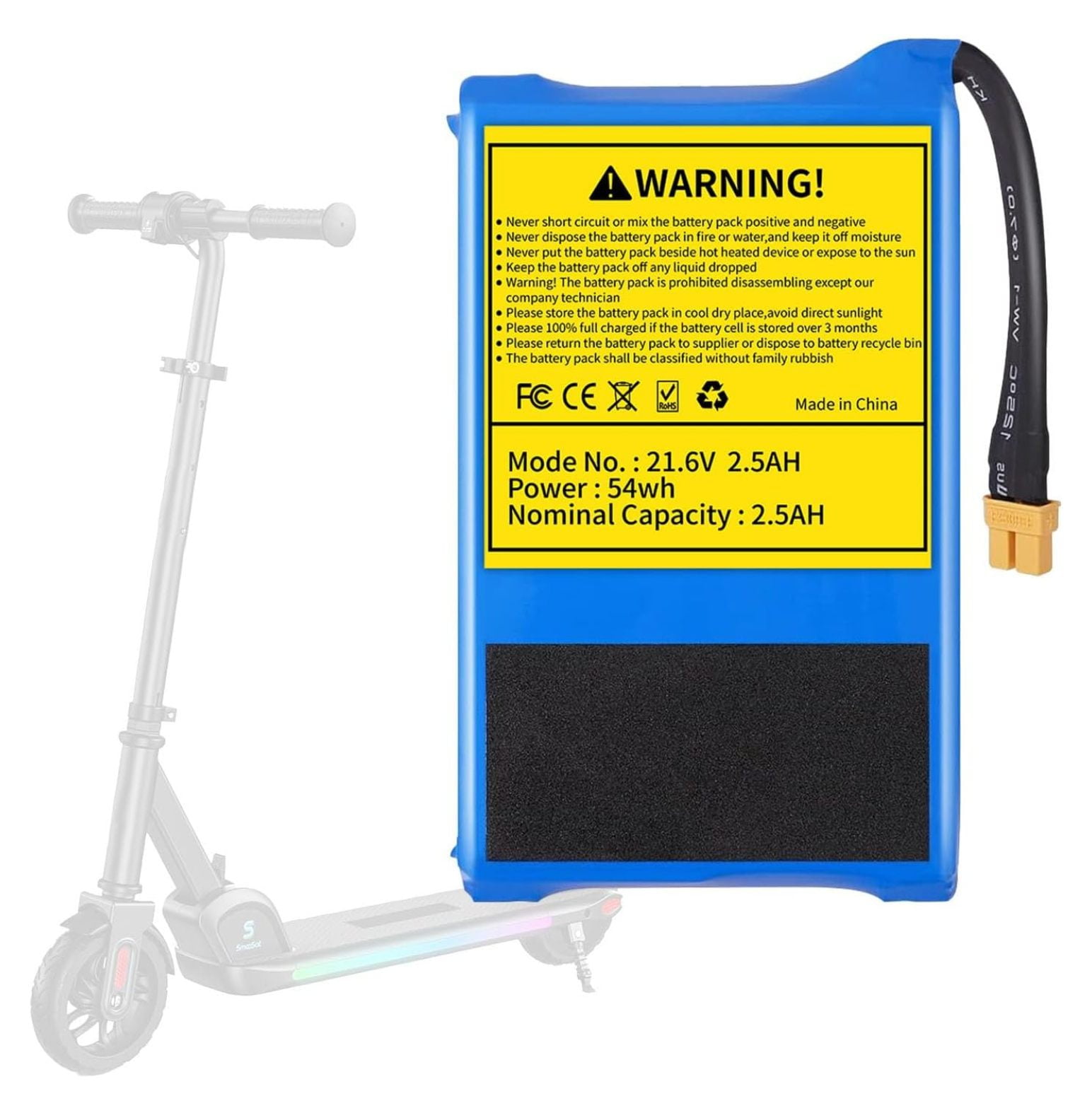 Swagtron Electric Scooter Battery Swagcycle Pro Battery