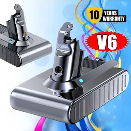 21.6V Battery For Dyson V6 SV03 SV04 SV05 DC58 DC59 DC61 Handheld Animal 6400mAh