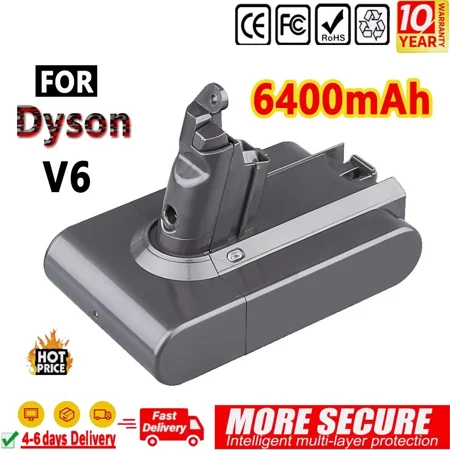 21.6V V6 Battery Replacement For Dyson SV03 SV04 SV09 DC58 DC59 Handheld Animal