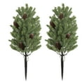 thumbnail image 1 of 21.7in Artificial Cedar Topiary Tree for Indoor & Outdoor Decoration, UV Potted Shrubs For Front Door, Beautiful And Lifelike Tree, 1 of 6