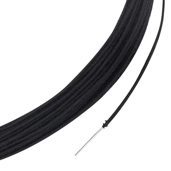 21.8 Yards Black Floral Wires 1.2mm Cotton Covered Millinery Wire Iron Stem Wires for Florist Crafts Making Sewing Supplies Brim Making Accessories Black