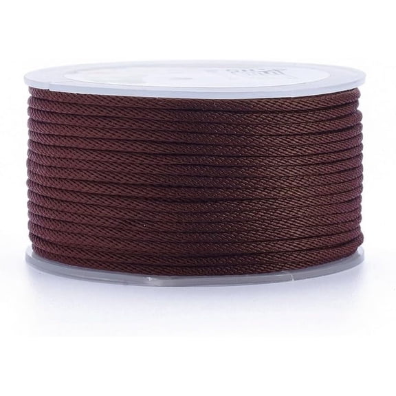 21.87 Yards Coated Nylon Beading Threads 2mm Bracelet Thread Seed Bead String Sewing String for Leather Stitching Beading Jewelry Bracelets Necklace Making(Light Sky Blue)