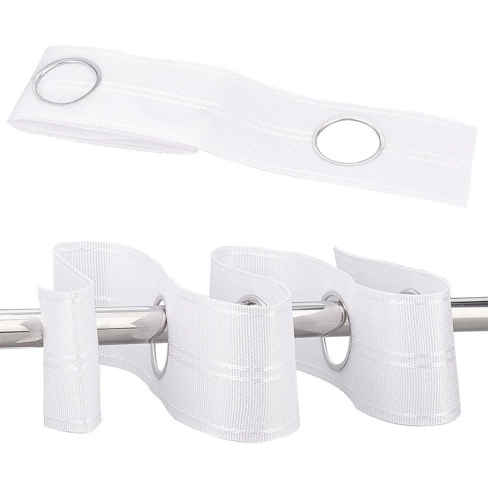 21.87 Yards Polyester Curtain Eyelet Tapes 2.99 Inch Wide White Curtain Pleating Tape Curtain Heading Tape with Curtain Grommets Hole