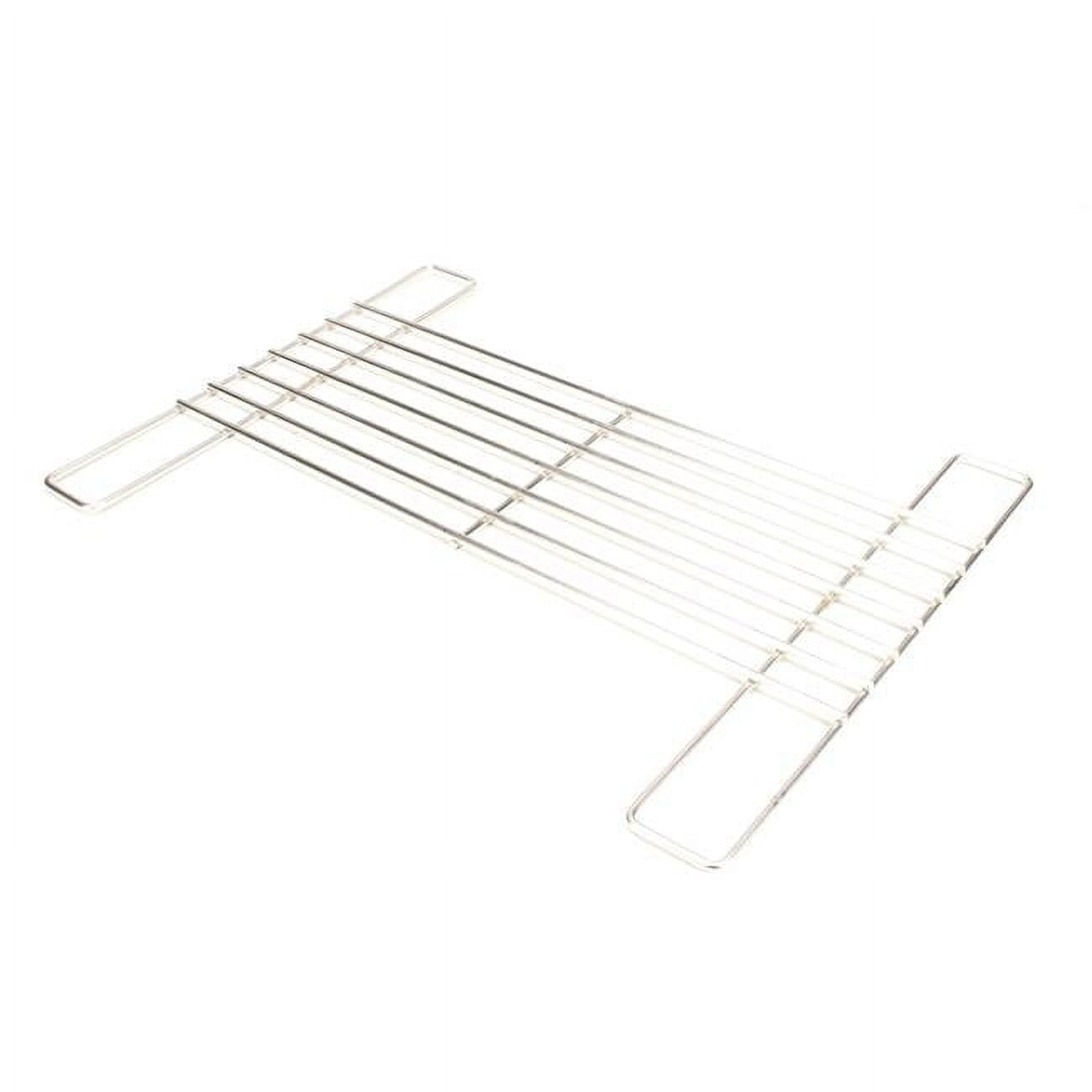 21.88 x 16.24 in. Stainless Steel 7 Rung See Print Dominos Shelf ...