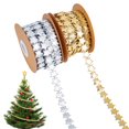 thumbnail image 1 of 21.88Yards 10M Polyester Star Ribbon Trim Glitter Star Lace Ribbon for Gift Wrapping 1/2inch, 1 of 6