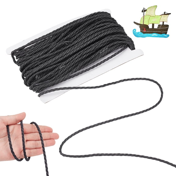 21.8Yards Paper Craft Rope 4mm Paper String Packing Rope Handmade Twist Paper Craft Rope Wrapping Ribbon Making Flower Basket Present
