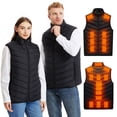 thumbnail image 1 of 21 Areas Winter Heated Vest Men USB Electric Self Heating Vest Women Heated Jacket thermal hunting Heated Warming Clothes, 1 of 9
