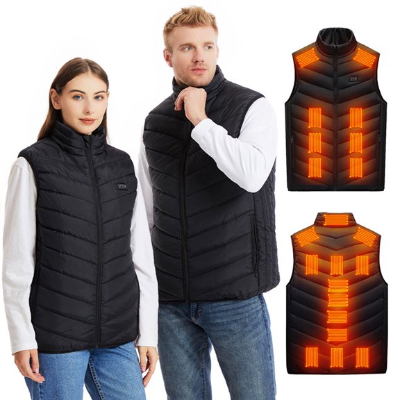 21 Areas Winter Heated Vest Men USB Electric Self Heating Vest Women Heated Jacket thermal hunting Heated Warming Clothes