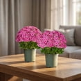 thumbnail image 1 of 21 Artificial Chrysanthemums 10 Pieces, Faux Mum Flowers for Wedding Centerpiece, Home Decoration for Dining Table, Realistic Silk Chrysanthemum Bulk Set, 1 of 6