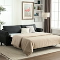 thumbnail image 1 of 21 Bed With Mattress, 63''*70.9*3.3 Inch, Convertible For Living Room & Bedroom, Elegant Design, Wood Construction Profuse Look, Wooden Base And Bedroom, 1 of 6