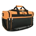 thumbnail image 1 of 21 Blank Sports Duffle Bag Gym Bag Travel Duffel with Adjustable Strap in Orange, 1 of 7
