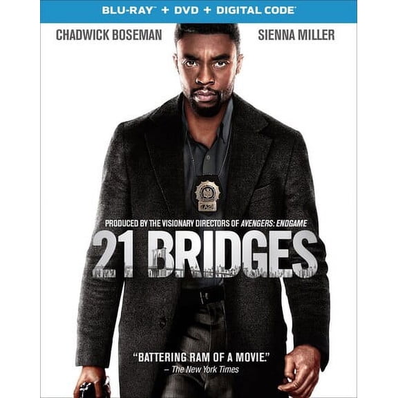 21 Bridges (Blu-ray + DVD + Digital Copy), Universal Studios, Action & Adventure