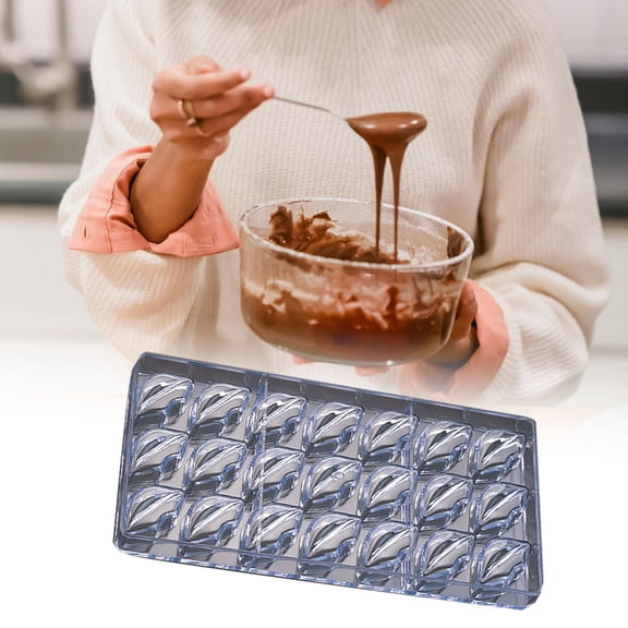 21 Cavity Lips Chocolate Mold Transparent Candy Baking for DIY Jelly Soap Making Reusable