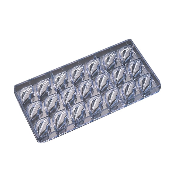 21 Cavity Lips Chocolate Transparent Candy Baking For DIY Jelly Soap Making Reusable Tool Small Heart Shaped Cake Pan Candy Melt Pot Cookies compatible with Machine Stainless Steel Bread Pans for