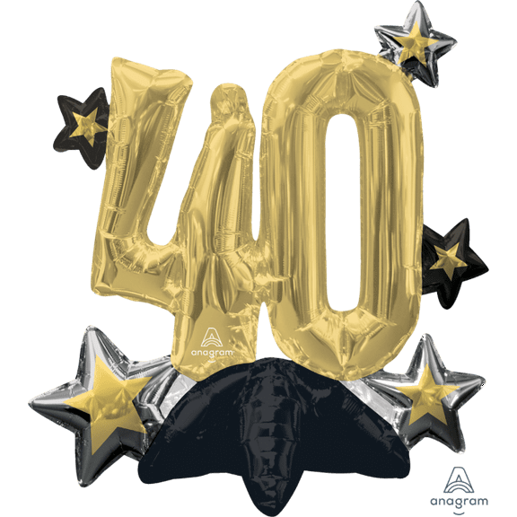 21 Celebrate 40 Mylar Balloon