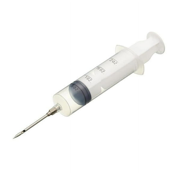 Marinade Meat Injector Syringe With Screw on Needle 2 oz 21st Century