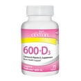 thumbnail image 1 of 21 Century HealthCare 21st Century Calcium 600+D3, 75 ea, 1 of 4
