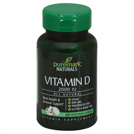 21 Century HealthCare Puremark Naturals Vitamin D,