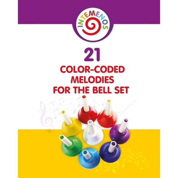 21 Color-coded melodies for Bell Set: Color-Coded visual for 8 Note Bell Set, (Paperback)