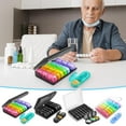 thumbnail image 1 of 21-Compartment Pill Organizer Box, Daily AM PM Medication Storage, Convenient Sealed Plastic Pill Container, Morning Afternoon Evening Travel Pill Case Weekly Price Drops & Special Offers, 1 of 2