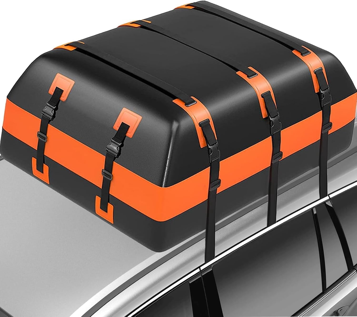 Cubic Rack Case fropzrcs, Car Rooftop Cargo Bag, 21 Cubic Feet, Waterproof Black ...