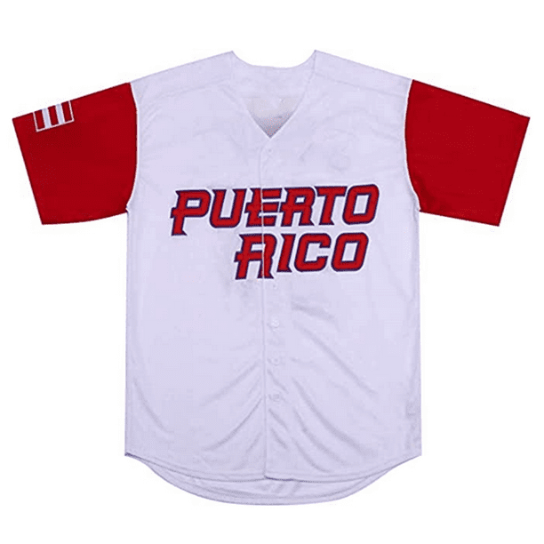 21 Custom Stitched Puerto Rico Men's Movie Baseball Jersey
