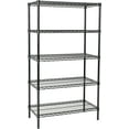 thumbnail image 1 of 21" Deep x 30" Wide x 63" High 5 Tier Black Starter Shelving Unit, 1 of 5