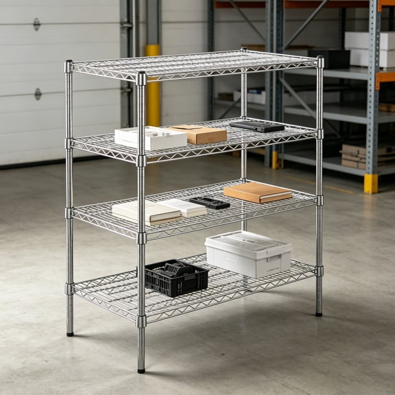 21" Deep x 36" Wide x 34" Height Wire Shelving Kit, 3-Tier Commercial Storage Rack Unit
