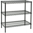 thumbnail image 1 of 21" Deep x 36" Wide x 54" High 3 Tier Black Starter Shelving Unit, 1 of 4
