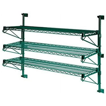 21" Deep x 54" Wide x 33" High Adjustable 3 Tier Freezer Wall Mount Shelving Kit