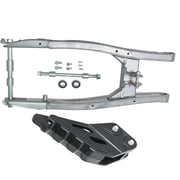 21" Extended Rear Swingarm with 15mm Axle Bearings & Chain Guide Slider for 125cc 150cc 200cc 250 Coolster SSR Apollo TaoTao Pit Dirt Bike, Iron Swing Arm Upgrade for 14" to 16" Rear Wheel